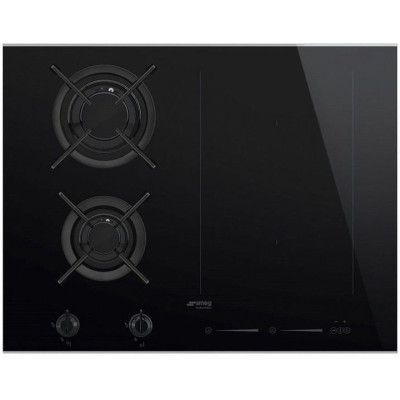 Комбинированная варочная панель SMEG PM6621WLDX Комбинированная варочная панель SMEG PM6621WLDX