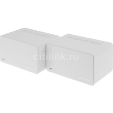 Бесшовный Mesh роутер MERCUSYS Halo H90X(2-pack), Wi-Fi 6, AX6000, 2.4/5ГГц, 2 WAN/LAN, белый, 2 шт. в комплекте