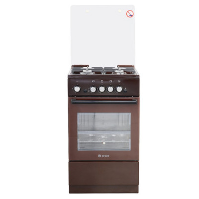 Газовая плита DELUXE 5040 32г кр чр-014 коричневый Газовая плита DELUXE 5040 32г кр чр-014 коричневый