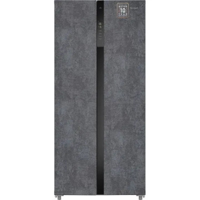 Холодильник WEISSGAUFF WSBS 500 Inverter NoFrost Rock Glass Холодильник WEISSGAUFF WSBS 500 Inverter NoFrost Rock Glass