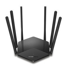 Wi-Fi роутер Mercusys MR50G, 802.11a/b/g/n/ac, 2.4 / 5 ГГц, до 1.9 Гбит/с, LAN 2x1 Гбит/с, WAN 1x1 Гбит/с, внешних антенн: 6x5 дБи (MR50G AC1900)