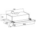 Вытяжка LEX HUBBLE 2M 600 BLACK Вытяжка LEX HUBBLE 2M 600 BLACK