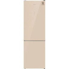Холодильник WEISSGAUFF WRK 2000 Total NoFrost Inverter Beige Glass