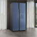 Холодильник WEISSGAUFF WSBS 600 NoFrost Inverter Blue Glass Холодильник WEISSGAUFF WSBS 600 NoFrost Inverter Blue Glass