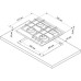 Варочная поверхность ELECTRONICSDELUXE GG4_750229F-011 Варочная поверхность ELECTRONICSDELUXE GG4_750229F-011