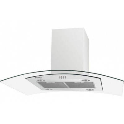 Вытяжка MAUNFELD ANCONA Plus A isla 90 белый+прозрачное стекло