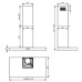 Вытяжка FALMEC Plane Steel 120 CPLN20.E0P1#491F Вытяжка FALMEC Plane Steel 120 CPLN20.E0P1#491F