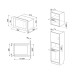 Микроволновая печь SMEG FMI025B3 Микроволновая печь SMEG FMI025B3