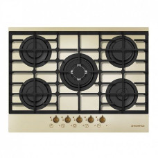 Газовая поверхность MAUNFELD MGHG.75.13RIB_CREAM GLASS