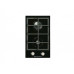 Газовая поверхность ELECTRONICSDELUXE TG2 400215F -007 черный Газовая поверхность ELECTRONICSDELUXE TG2 400215F -007 черный