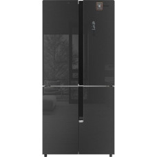 Холодильник WEISSGAUFF WCD 450 Inox Glass NoFrost Inverter Холодильник WEISSGAUFF WCD 450 Inox Glass NoFrost Inverter