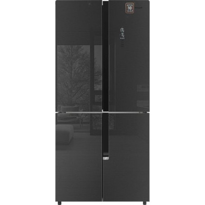 Холодильник WEISSGAUFF WCD 450 Inox Glass NoFrost Inverter Холодильник WEISSGAUFF WCD 450 Inox Glass NoFrost Inverter