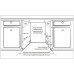 Посудомоечная машина WEISSGAUFF BDW 6135 D Inverter AutoOpen Timer Floor