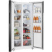 Холодильник WEISSGAUFF WSBS 500 Inverter NoFrost White Glass Холодильник WEISSGAUFF WSBS 500 Inverter NoFrost White Glass