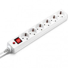 Сетевой фильтр Buro 600SH-16-3-W 3м (6 розеток) белый