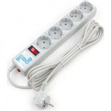 Сетевой фильтр Power Cube SPG-B-10 3м (5 розеток) серый