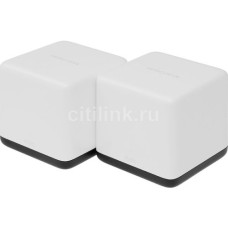 Бесшовный Mesh роутер MERCUSYS Halo H50G, Wi-Fi 5, AC1900, 2.4/5ГГц, 3 WAN/LAN, белый, 2 шт. в комплекте [halo h50g(2-pack)]