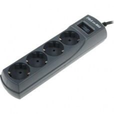 Сетевой фильтр Pilot m-MAX 1.8м (4 розетки) черный