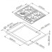 Варочная поверхность HiSTORY HGE 640C FBK Варочная поверхность HiSTORY HGE 640C FBK