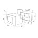 Микроволновая печь AKPO MEA 82008 MMP01 BL Микроволновая печь AKPO MEA 82008 MMP01 BL