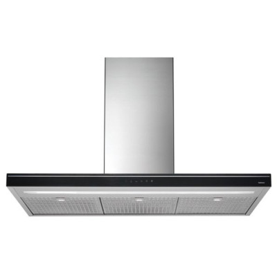 Вытяжка FALMEC LUCE ISOLA 90 Vetro Nero (800) ECP островная,чёрная,сенсор.п