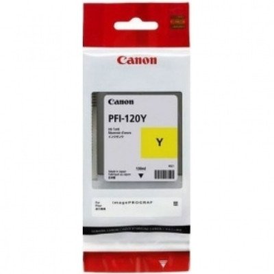 Картридж струйный Canon PFI-120 Y 2888C001 желтый (130мл) для Canon imagePROGRAF TM-200/205 Картридж струйный Canon PFI-120 Y 2888C001 желтый (130мл) для Canon imagePROGRAF TM-200/205