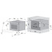Духовой шкаф V-ZUG Combair V6000 45 C6T-21067 платина Духовой шкаф V-ZUG Combair V6000 45 C6T-21067 платина