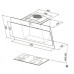 Вытяжка FABER 110.0205.831 COCTAIL WH F80 (угольные фильтры в комплекте) Вытяжка FABER 110.0205.831 COCTAIL WH F80 (угольные фильтры в комплекте)