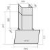 Вытяжка MBS ALPINIA 160 GLASS WHITE Вытяжка MBS ALPINIA 160 GLASS WHITE