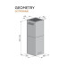 Вытяжка KONIGIN Geometry Black/Black Glass 40 Вытяжка KONIGIN Geometry Black/Black Glass 40