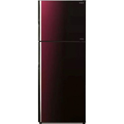 Холодильник HITACHI R-VG 472 PU8 XRZ красное стекло Холодильник HITACHI R-VG 472 PU8 XRZ красное стекло