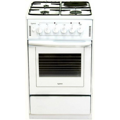 Комбинированная плита ЛЫСЬВА эг 1/3г01-2у белая Комбинированная плита ЛЫСЬВА эг 1/3г01-2у белая