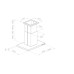 Вытяжка PANDO I-401/120 INOX V.1250 ECO SEC Вытяжка PANDO I-401/120 INOX V.1250 ECO SEC