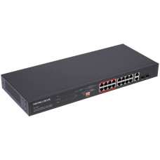 Коммутатор Mercusys MS118CP 16 ports 16 ports PoE+ 10/100Mbps неуправляемый