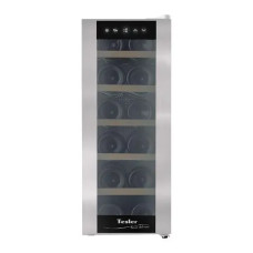 Винный шкаф TESLER WCV-125 SILVER