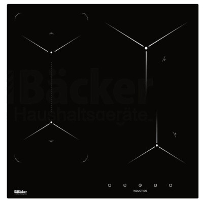 Варочная поверхность BACKER BIH604-1T-S5 Black Варочная поверхность BACKER BIH604-1T-S5 Black