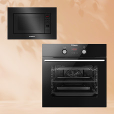 Комплект встраиваемой техники: Микроволновая печь Hansa AMGB20E2GB + Духовой шкаф Hansa BOES68465