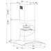 Вытяжка GERMES Alt sensor 50 inox Вытяжка GERMES Alt sensor 50 inox