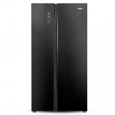 Холодильник GINZZU NFK-530 Black glass Холодильник GINZZU NFK-530 Black glass