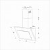 Вытяжка HEBERMANN HBKH 50.3 W Вытяжка HEBERMANN HBKH 50.3 W