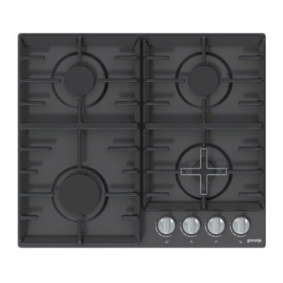 Встраиваемая газовая варочная панель Gorenje G641ZCLB Встраиваемая газовая варочная панель Gorenje G641ZCLB