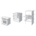 Духовой шкаф KORTING OKB 1360 CSGW MW Духовой шкаф KORTING OKB 1360 CSGW MW