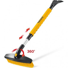 Щётка телескопическая с поворотной головой от снега автомобильная, 805-1065 мм STAYER (61048)