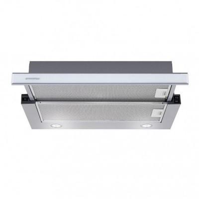 Встраиваемая вытяжка Maunfeld VS Slide 60 металлик/белое стекло