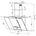 Вытяжка Kronasteel TALLI 600 inoxblack glass 3 P Вытяжка Kronasteel TALLI 600 inoxblack glass 3 P