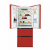 Холодильник TESLER RFD-361I RED GLASS Холодильник TESLER RFD-361I RED GLASS