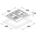 Варочная поверхность FULGOR Milano FUH 604 G DWK MBK Варочная поверхность FULGOR Milano FUH 604 G DWK MBK