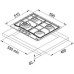 Поверхность FRANKE fhtl 604 3g tc gf c Поверхность FRANKE fhtl 604 3g tc gf c
