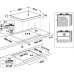 Варочная поверхность WHIRLPOOL AKT 6465/NB1 Варочная поверхность WHIRLPOOL AKT 6465/NB1
