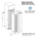 Винный шкаф PANDO PVMAV 178-101CRR Винный шкаф PANDO PVMAV 178-101CRR